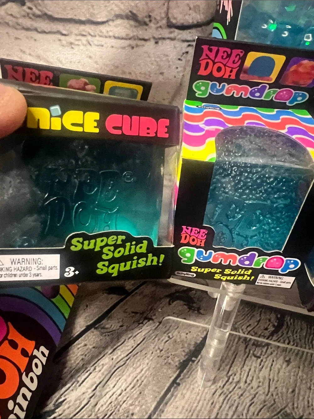 BNIB and Sealed! HUGE 10 piece NeeDoh Blue Bundle!!